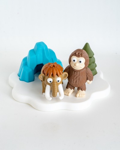 Ice age mammoth - ice, sasquatch