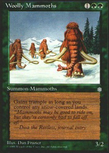 Woolly mammoths ice - mammoths, mtg